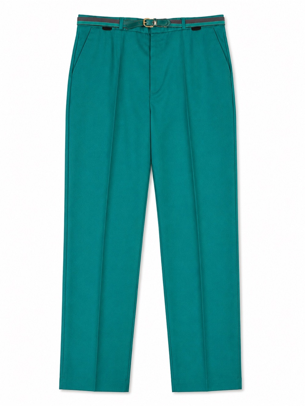 Vintage 1987 Lord Isaacs Sport Teal Pleated Trousers Belted 16 NWT
